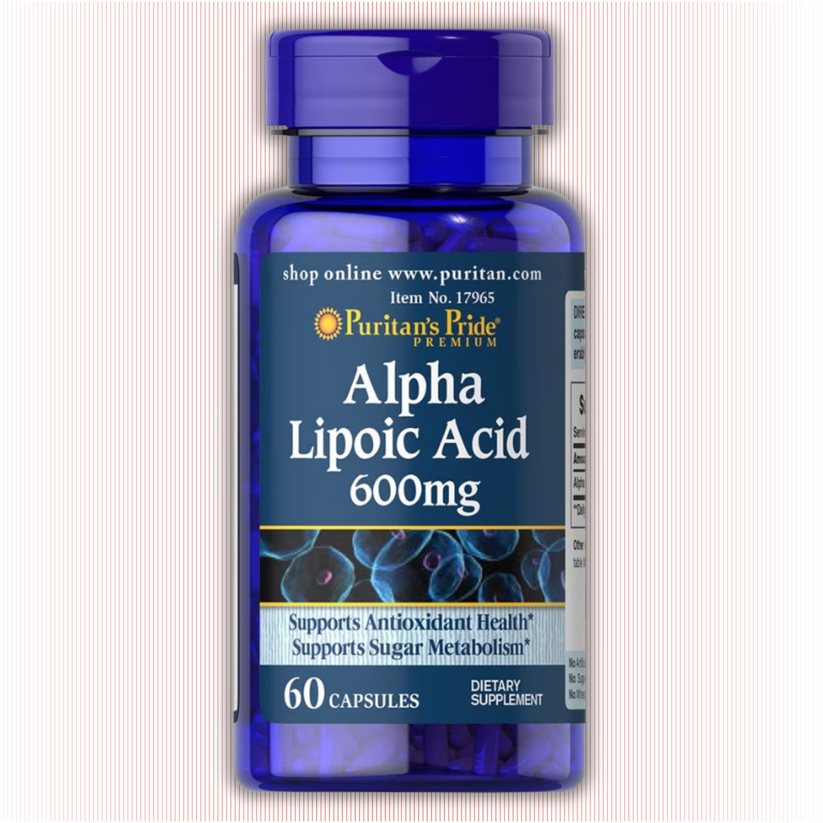 Acido Alfa Lipoico 600mg (60 Cápsulas)